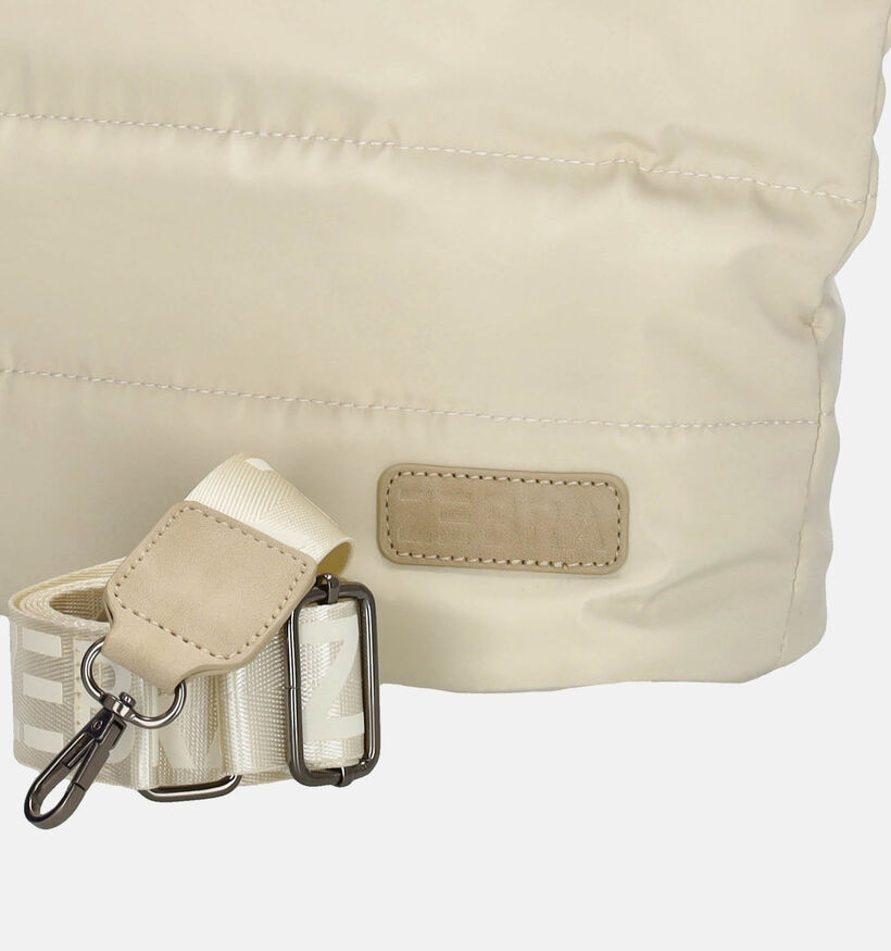 ZEBRA Elske Lichtbeige Shoppertas met Riem voor dames (374362)