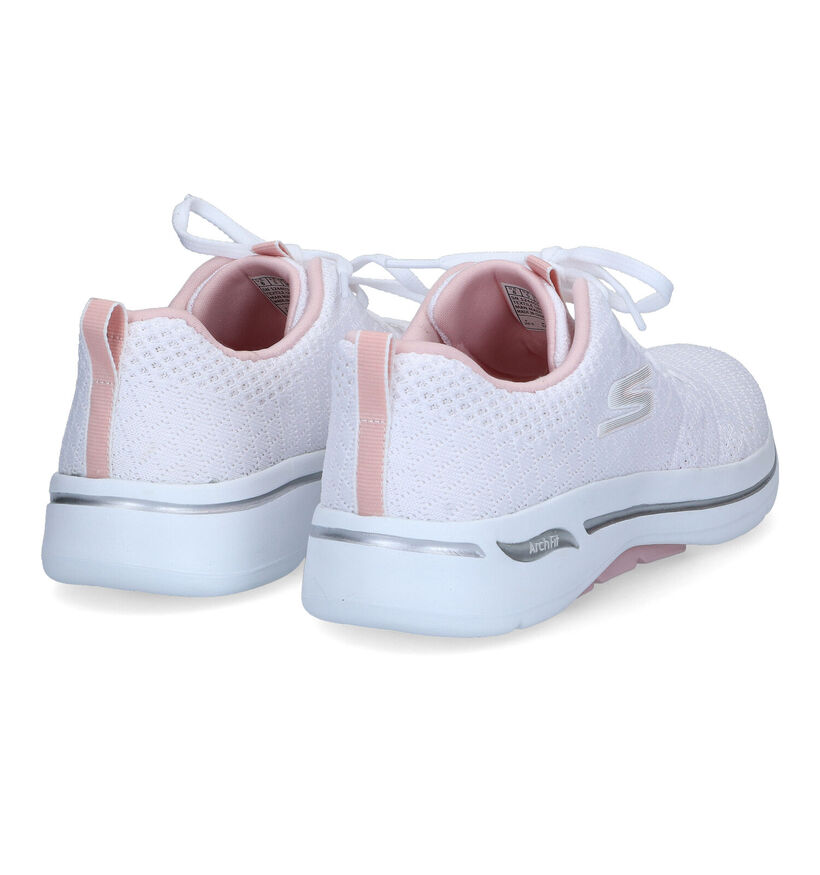 Skechers Go Walk Arch Fit Witte Sneakers voor dames (302118) - geschikt voor steunzolen