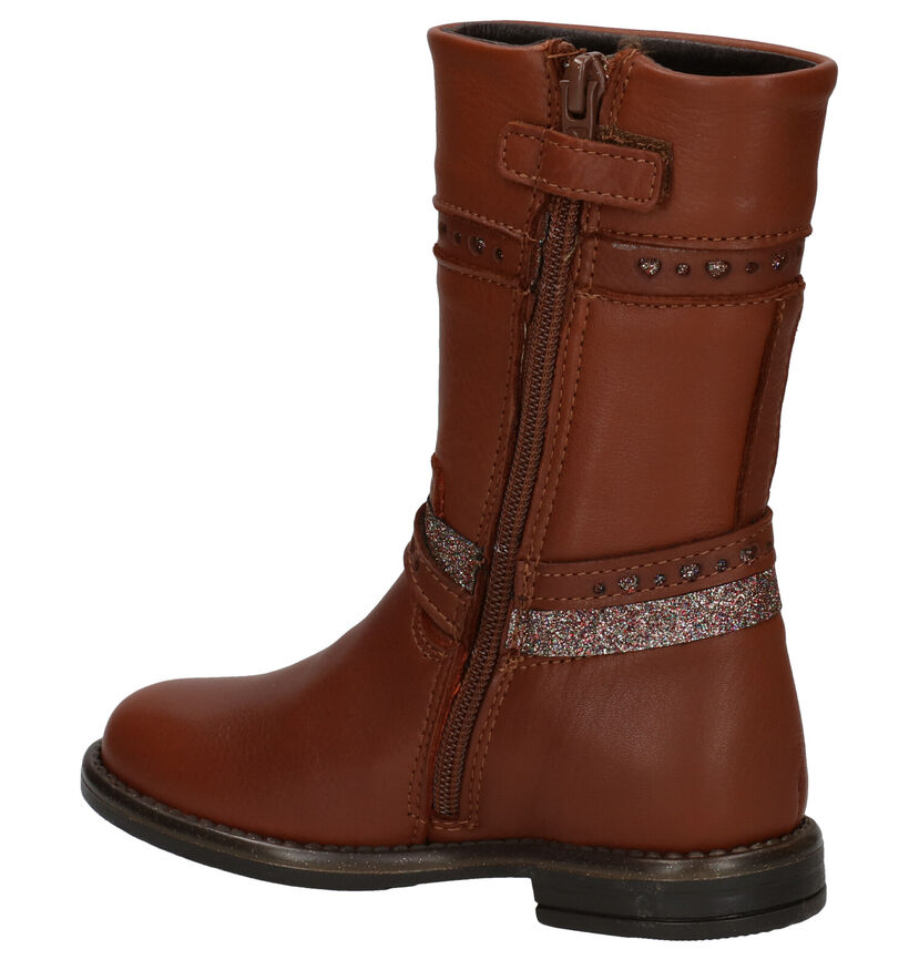 Little David Cognac Laarzen in leer (282859)