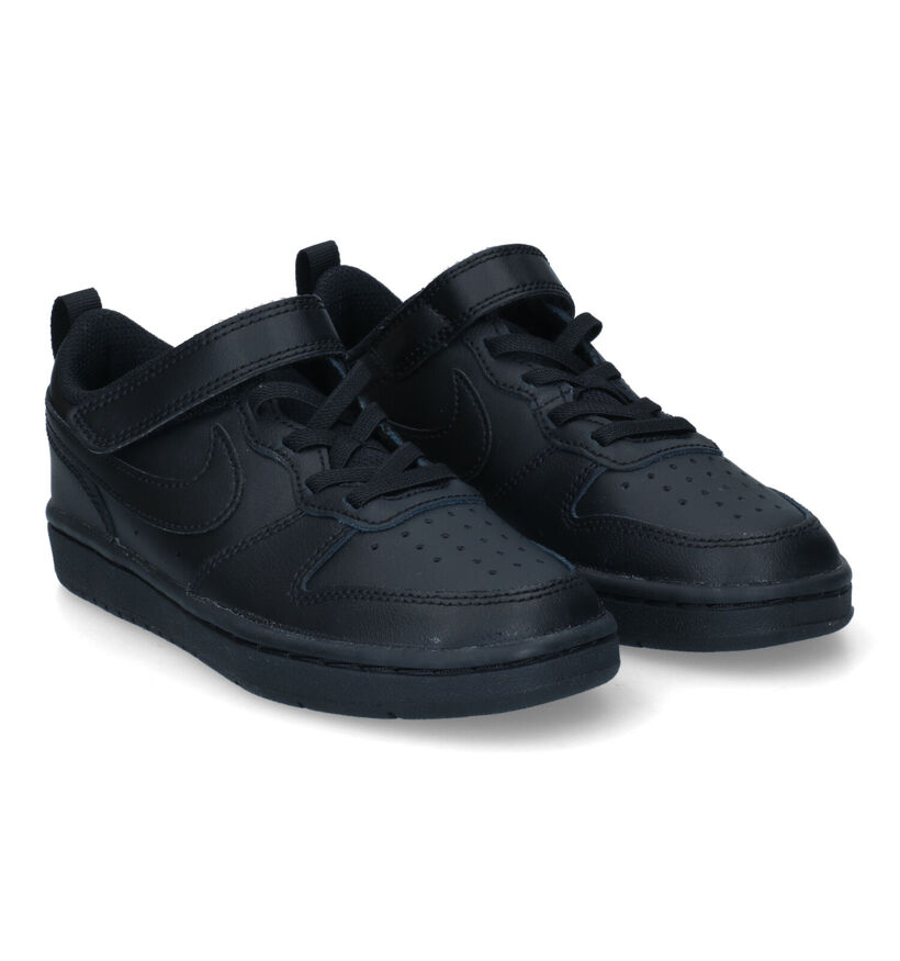 Nike Court Borough Low PSV Zwarte Sneakers voor jongens, meisjes (325380) - geschikt voor steunzolen