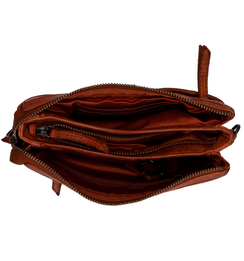 Bear Design Cognac Crossbody Tas voor dames (329773)