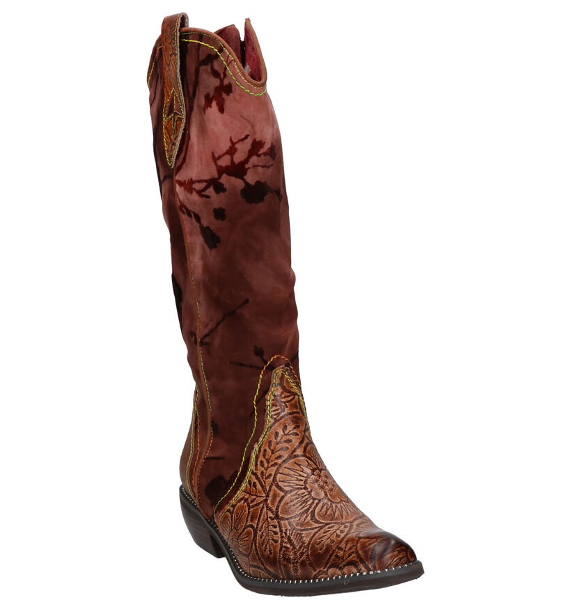 Laura Vita Cognac Laarzen in leer (261501)