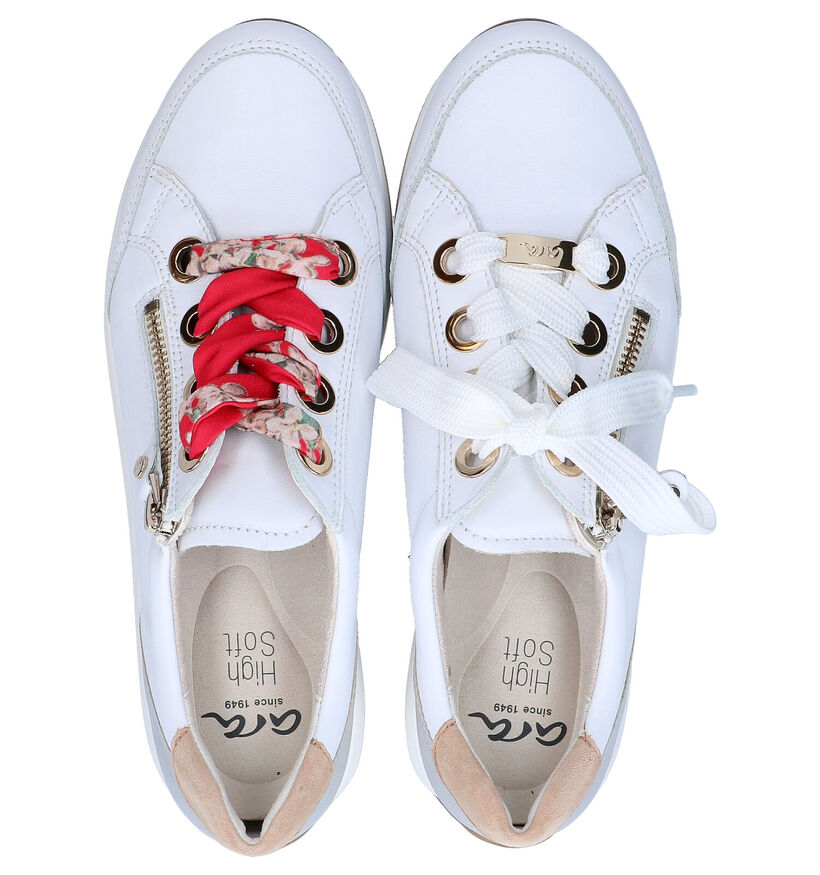 Ara Chaussures à lacets en Blanc en cuir (272304)