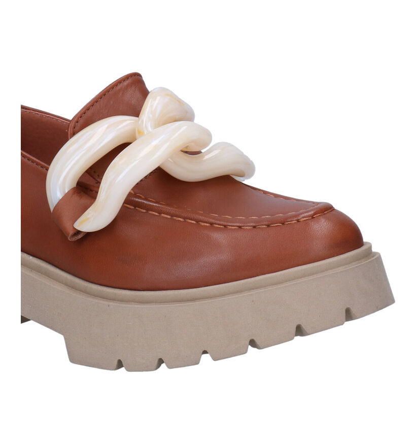 Sweet Lemon Rulopi Mocassins en cognac pour femmes (308845)