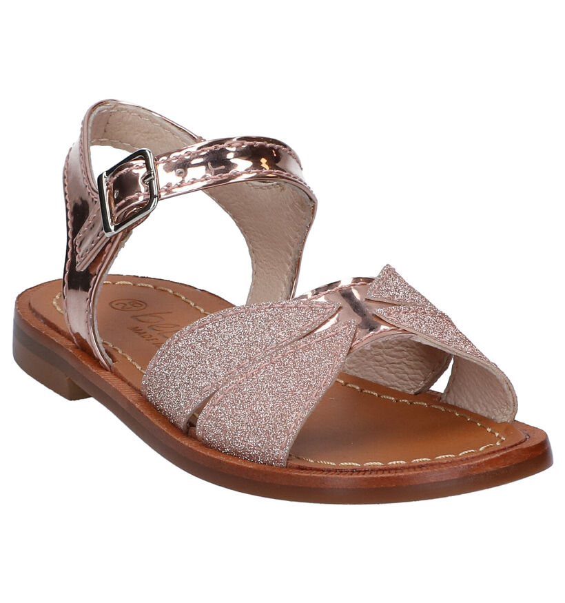 Beberlis Sandales en Or rose en cuir (287529)