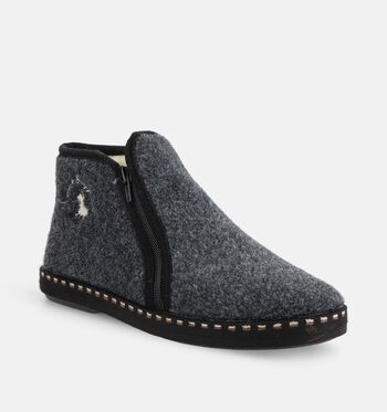 Hush Puppies Mid Pantoufles Marron/Gris