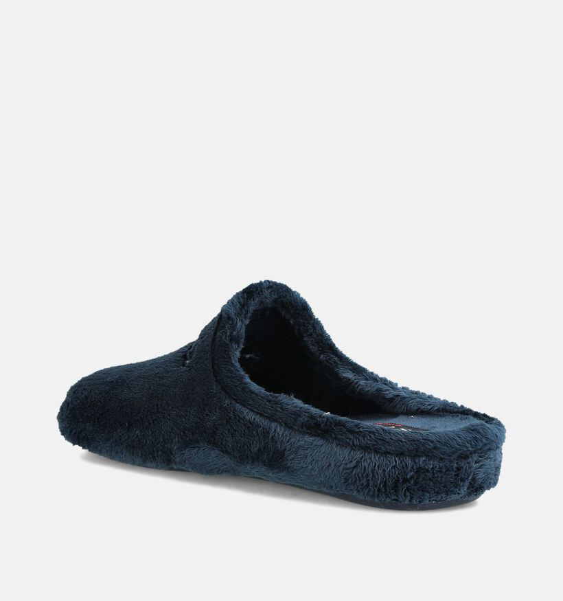 Scapa Pantoufles en Bleu foncé pour femmes (364002) - pour semelles orthopédiques