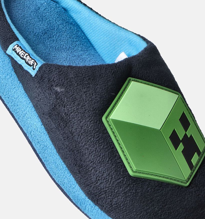 Minecraft Pantoufles ouvertes en Noir pour filles, garçons (355745)