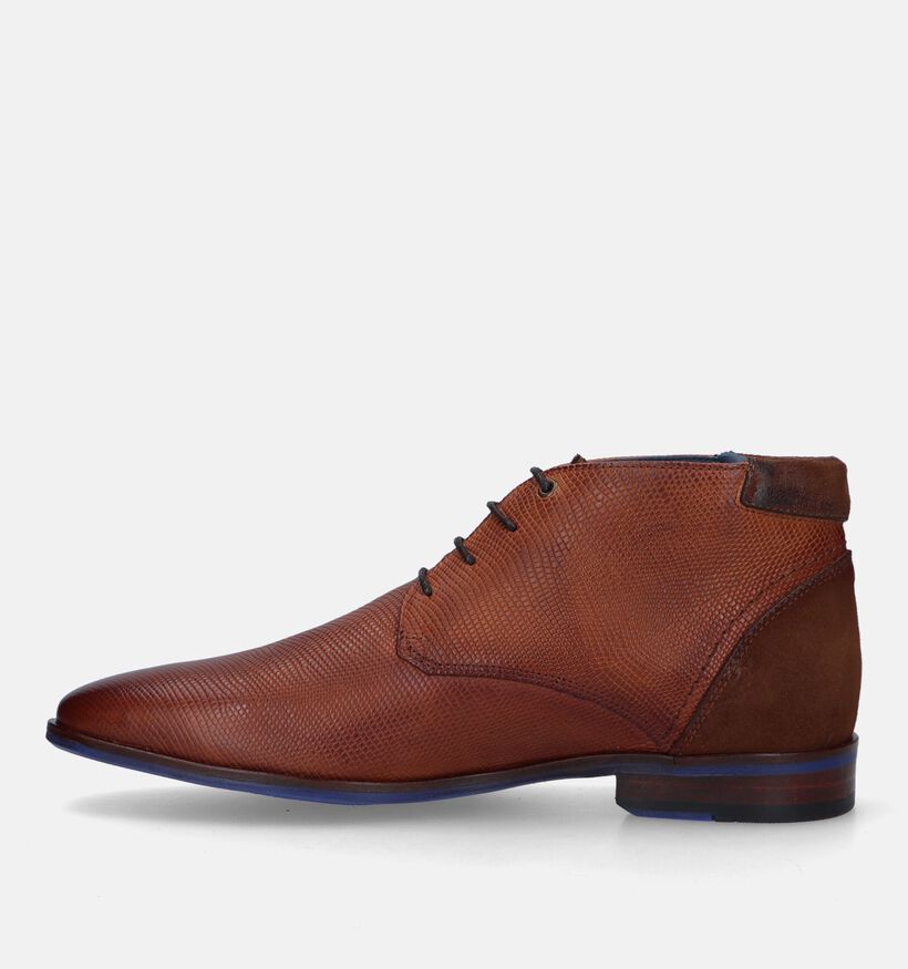 Berkelmans Sarvar Chaussures habillées en Cognac pour hommes (331388) - pour semelles orthopédiques