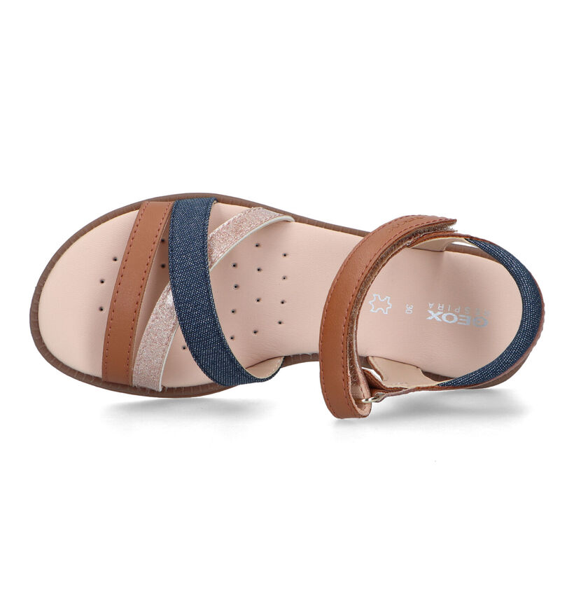 Geox Karly Sandales en Cognac pour filles (321569)