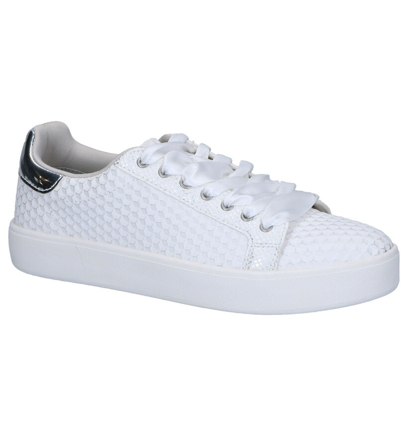 Tamaris Chaussures à lacets en Blanc en simili cuir (270215)