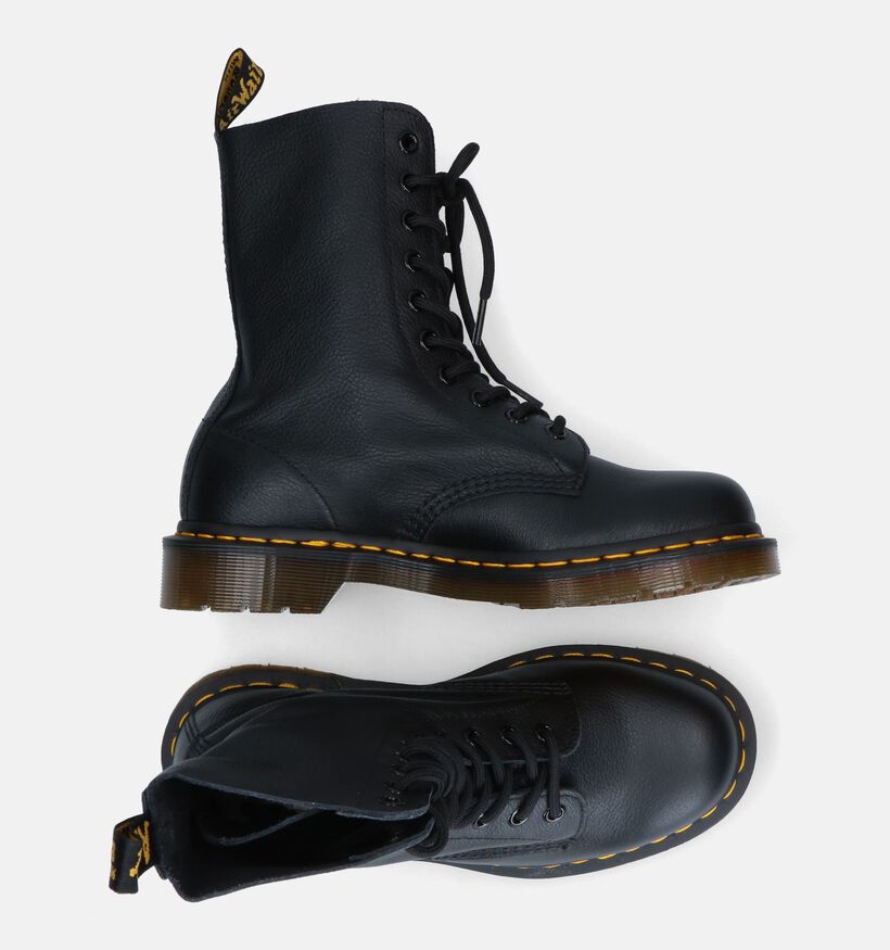 Dr. Martens 1490 Witte Bottines voor dames (303548) - geschikt voor steunzolen