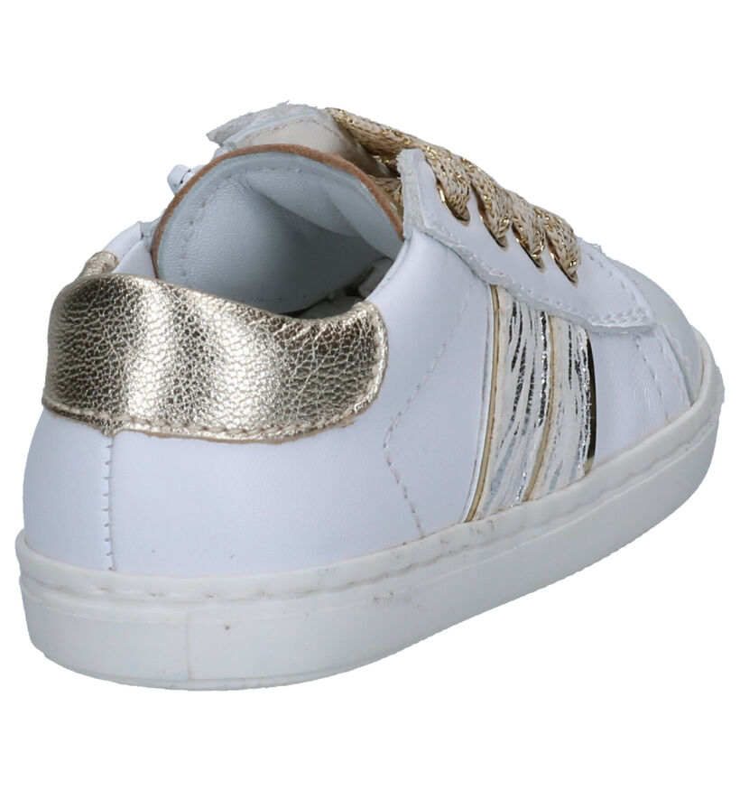 Beberlis Witte Sneakers in leer (273005)