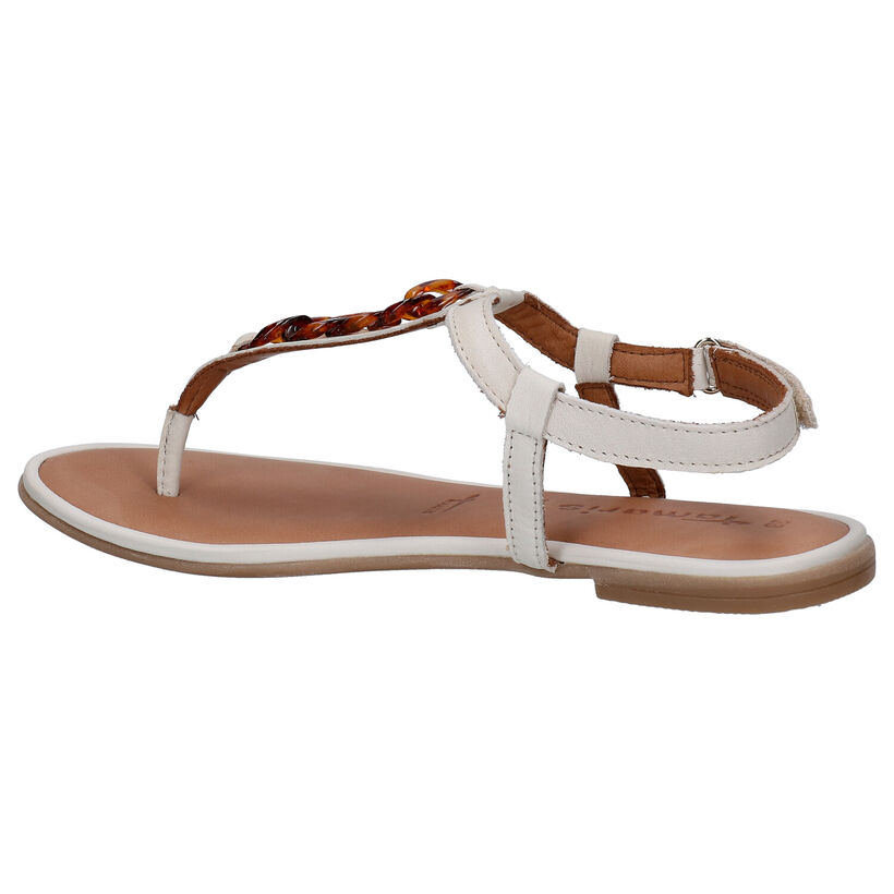 Tamaris Touch it Sandales en Ecru en cuir (270167)