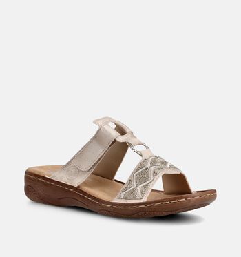 Rieker Slippers Goud