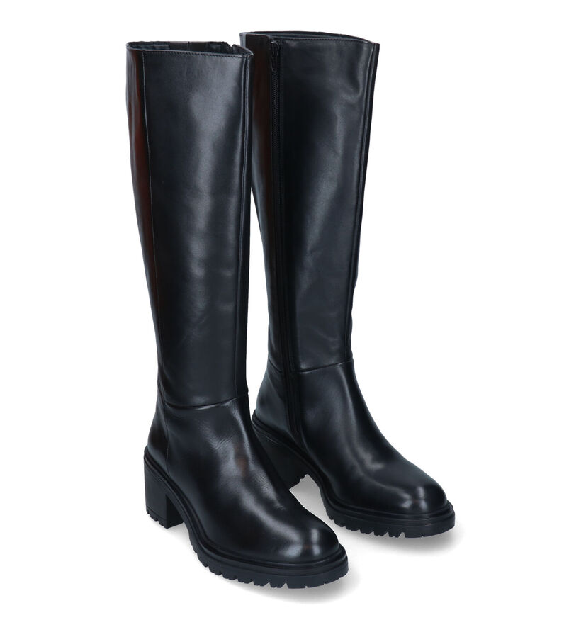 Geox Damiana Bottes en Noir en cuir (313301)