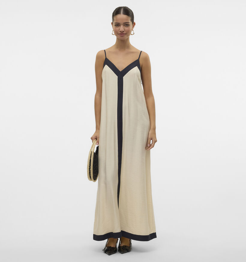Vero Moda Denise Beige Maxi jurk voor dames (358792)