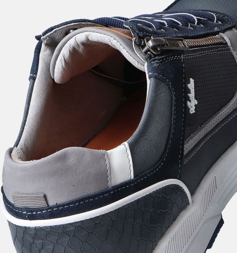 Australian Connery Donkerblauwe Veterschoenen voor heren (353984) - geschikt voor steunzolen