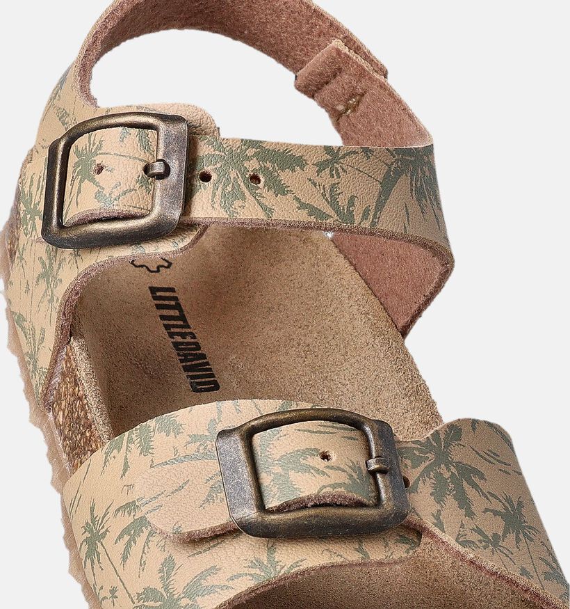 Little David Barbados 1 Sandales pour bébé en Taupe pour filles, garçons (356050)