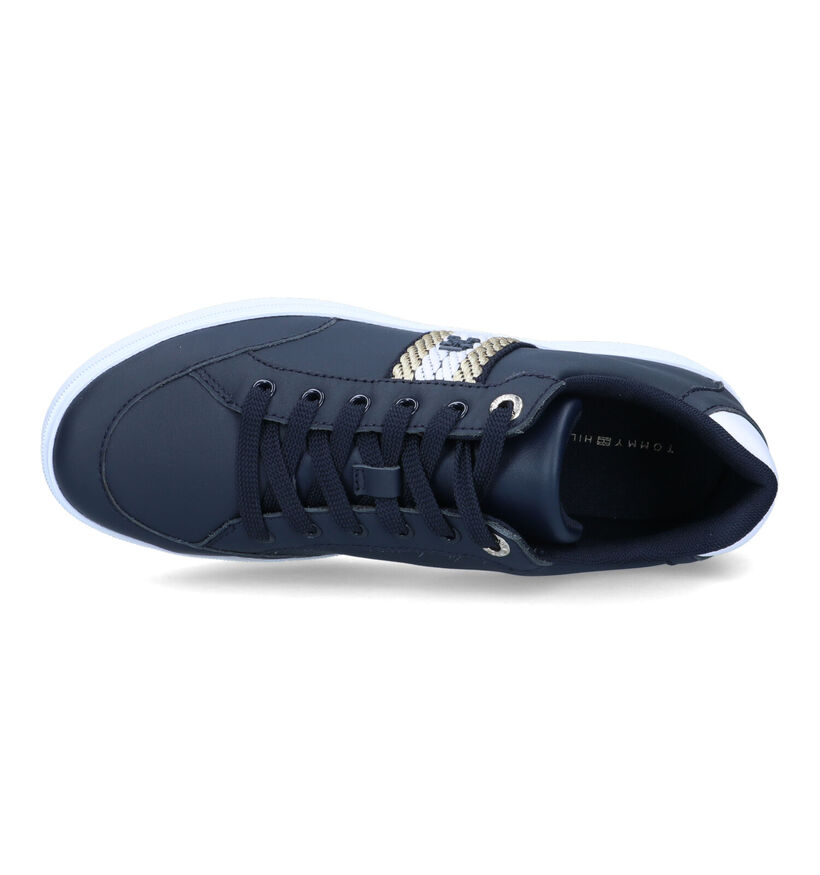 Tommy Hilfiger Court Baskets en Blanc pour femmes (336410) - pour semelles orthopédiques