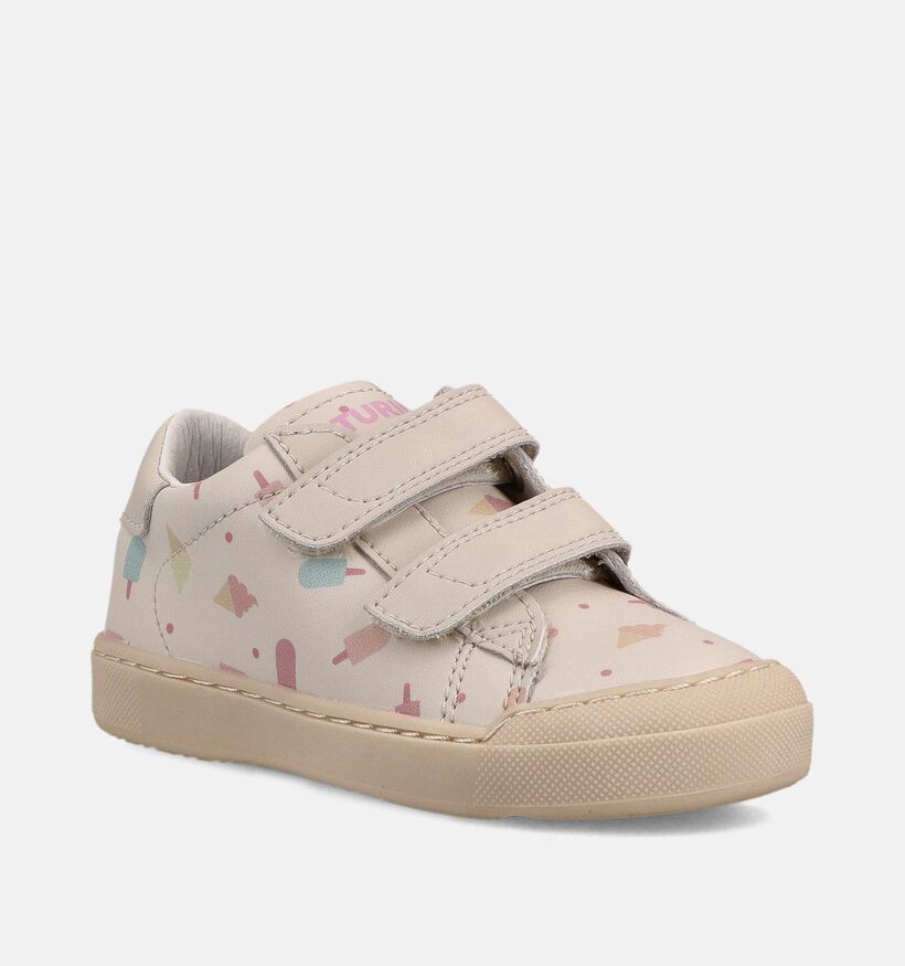 Naturino Eindhoven 2 Vl Witte Sneakers voor meisjes (371603) - geschikt voor steunzolen