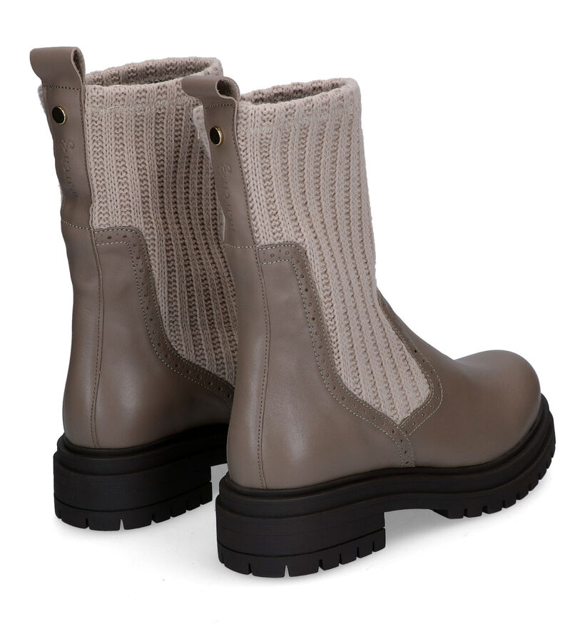 March23 Cover Chelsea Boots en Taupe pour femmes (296608)