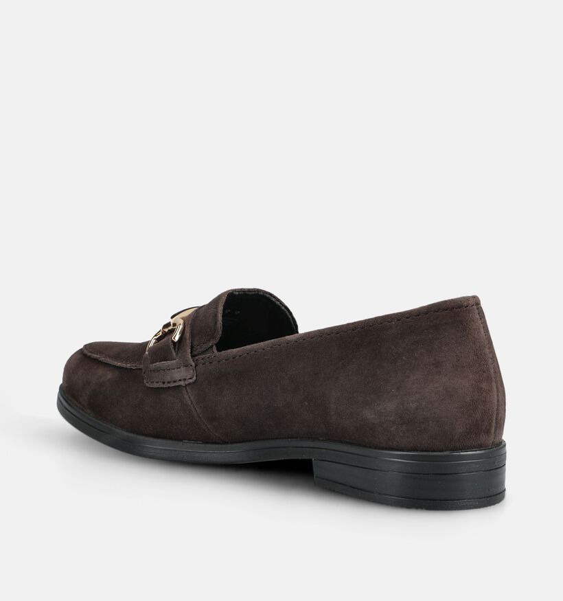 Rieker Antistress Chaussures plates en Brun fonc&eacute; pour femmes (376586)