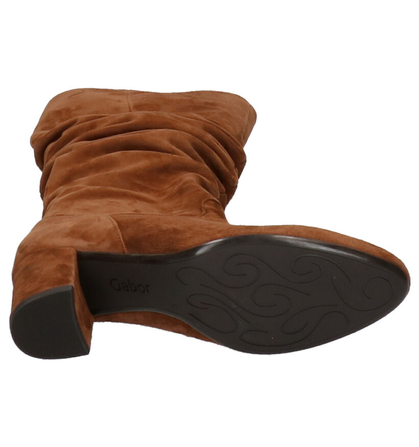 Gabor Cognac Laarzen in daim (262074)