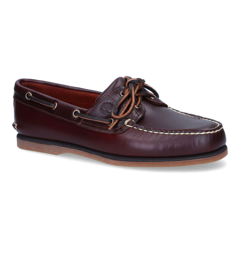 Timberland Classic Boat 2 Eye Chaussures bateau en Marron en cuir (303814)