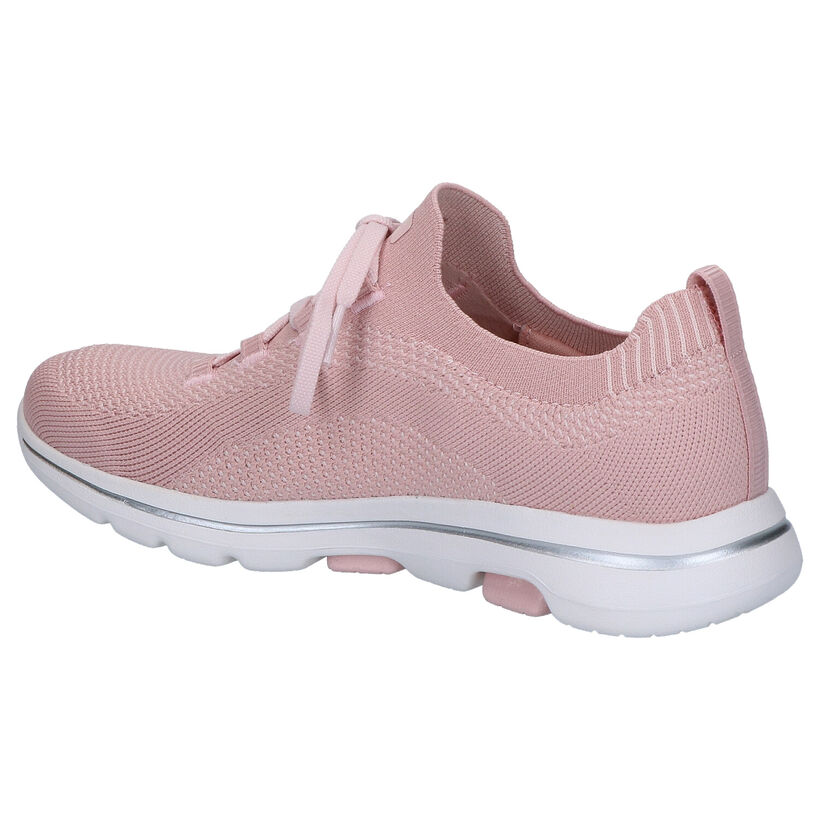 Skechers Baskets slip-on en Blanc en textile (272727)