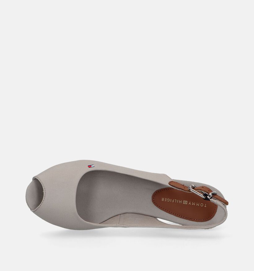 Tommy Hilfiger Iconic Elba Sling Back Wedge Sandales en Bleu pour femmes (336400)