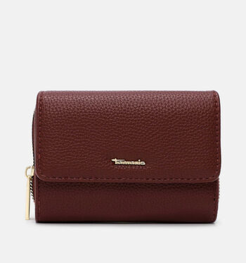 Tamaris Portemonnees Zwart/Cognac/Bordeaux