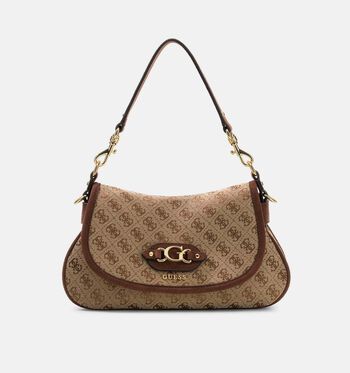 Guess Schoudertassen Bruin