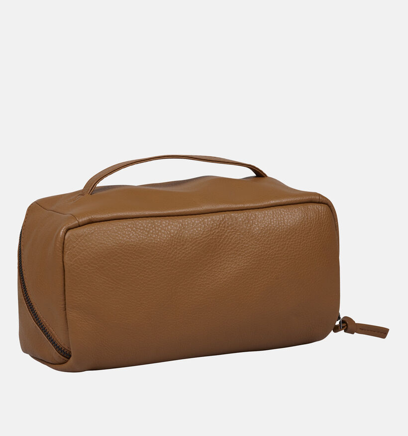 Burkely Trousse de toilette en Cognac pour femmes, hommes (337813)