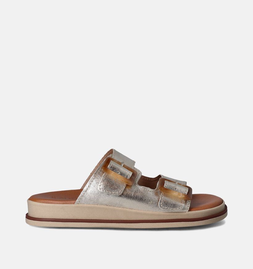 Tamaris Gouden Platte slippers voor dames (354347)