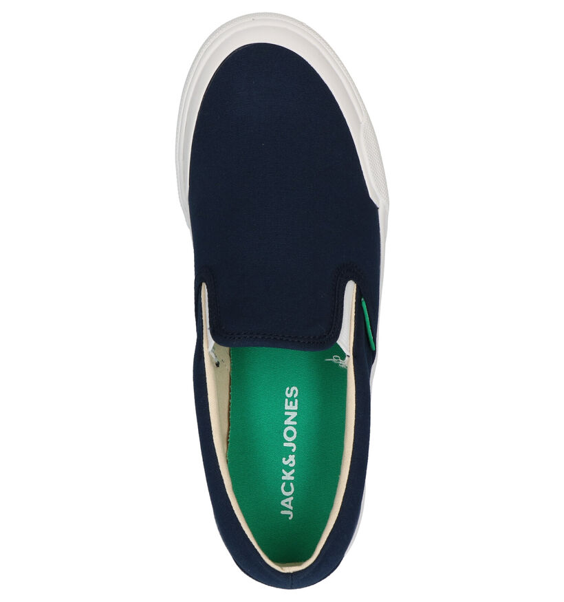 Jack & Jones Orson Blauwe Slip-on Sneakers in stof (269105)