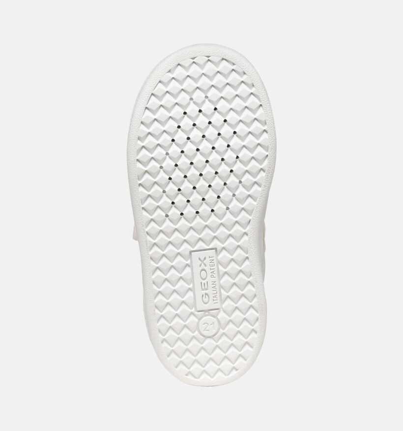 Geox Eclyper Witte Sneakers voor meisjes (356401) - geschikt voor steunzolen
