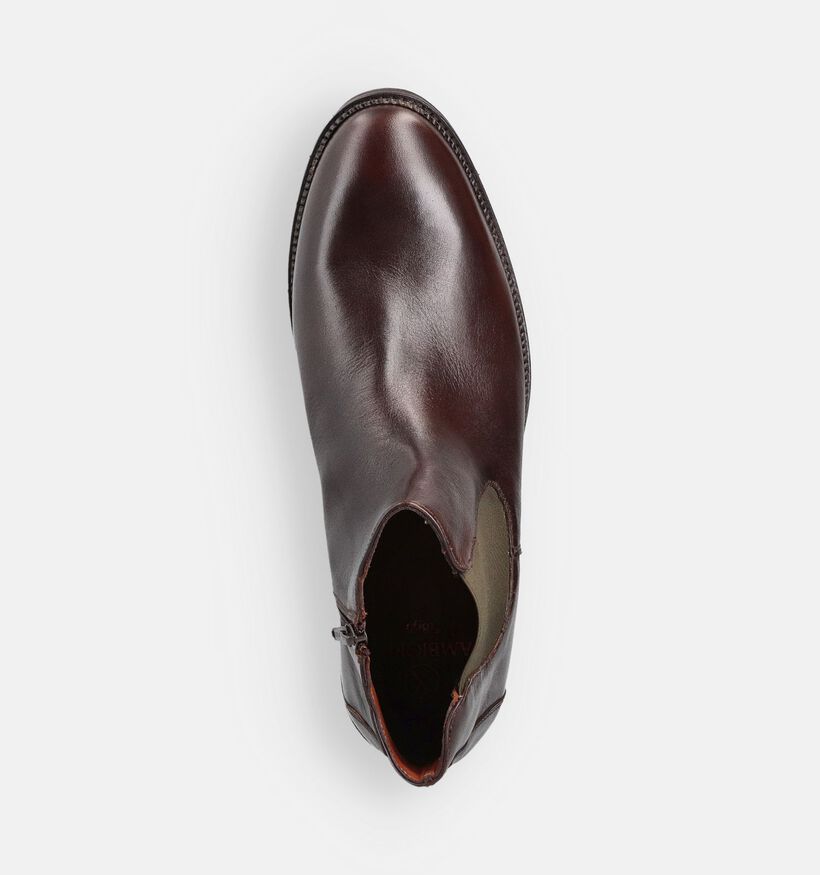 Ambiorix Poggio Bottines Chelsea en Marron pour hommes (365006) - pour semelles orthopédiques