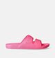 Freedom Moses Basic Claquettes en Fuchsia pour femmes (354872)