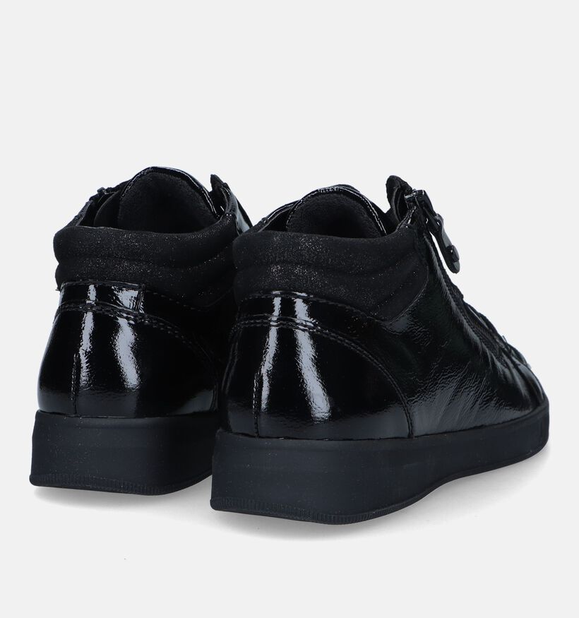 Ara Om-St-High-Soft Zwarte Sneakers voor dames (330278) - geschikt voor steunzolen