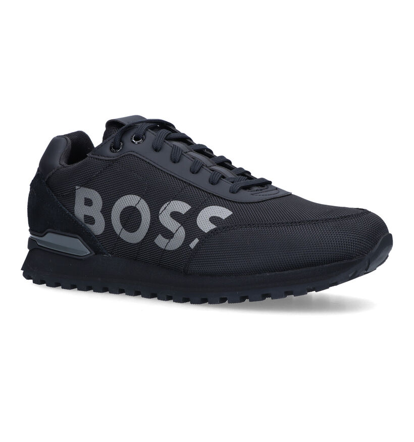 Boss Parkour Runn Zwarte Sneakers voor heren (320725) - geschikt voor steunzolen