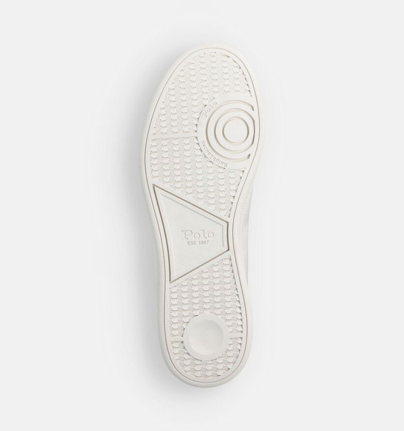 Polo Ralph Lauren Court II Witte Veterschoenen voor heren (366442)