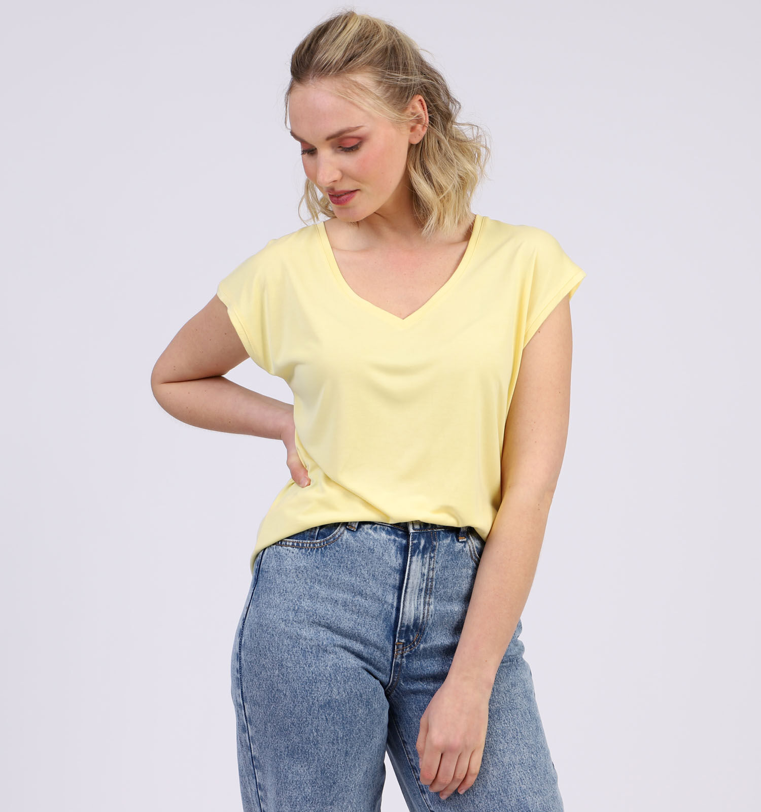 Geel store shirtje dames
