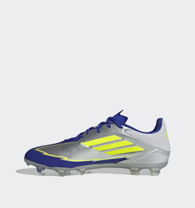 adidas F50 League Chaussures de foot en Argent/Bleu pour hommes (366388) - pour semelles orthopédiques