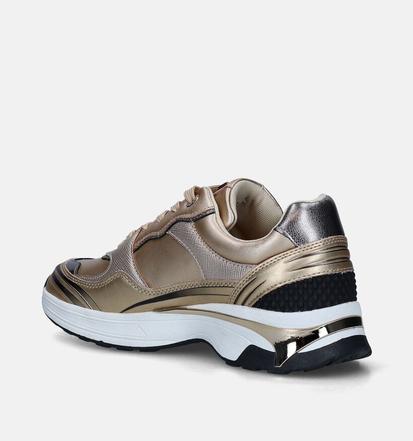 Mexx Nyxa Love Gouden Sneakers voor dames (346038) - geschikt voor steunzolen