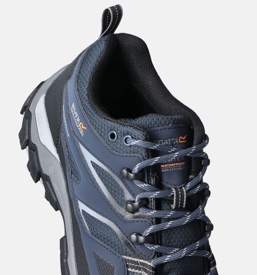 Regatta Holcombie III Low Chaussures de randonnée en Bleu pour hommes (352349) - pour semelles orthopédiques