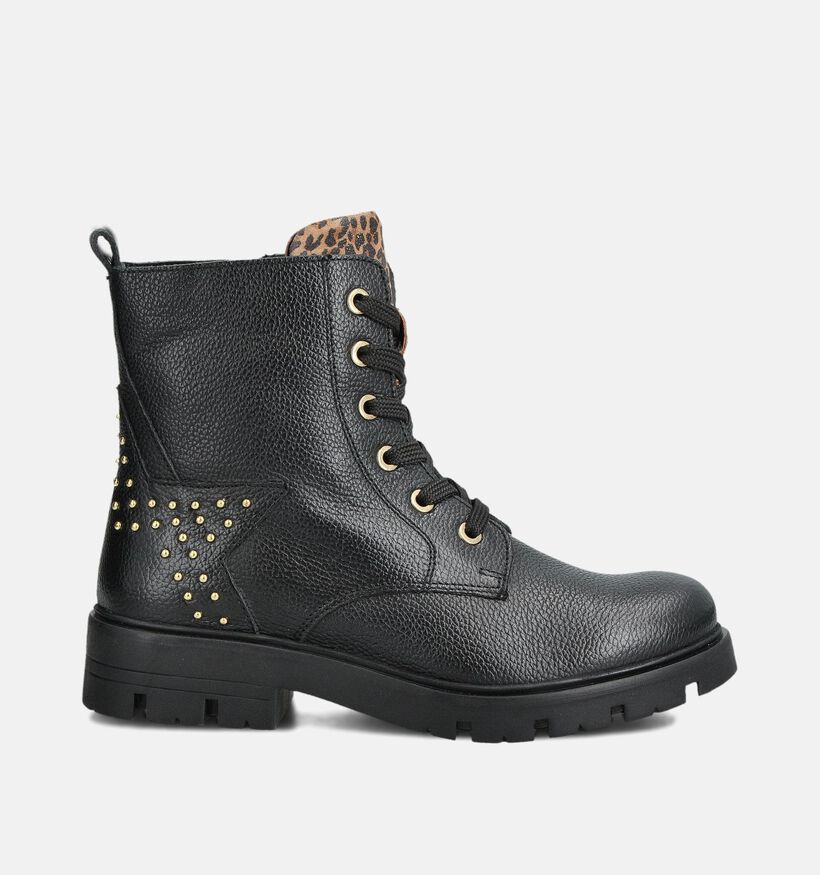 Little David Chaussures hautes en Noir pour filles (361371) - pour semelles orthopédiques