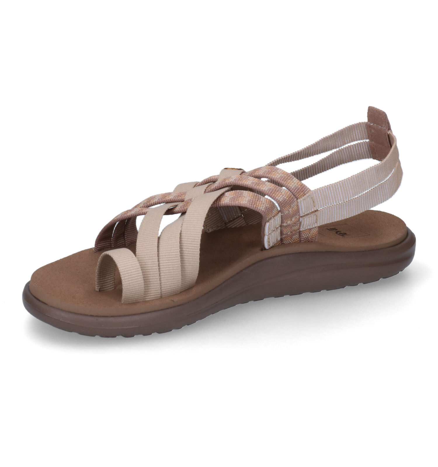 Teva Voya Strappy Beige Sandalen Dames Sandalen Outdoorschoenen Online op TORFS.BE