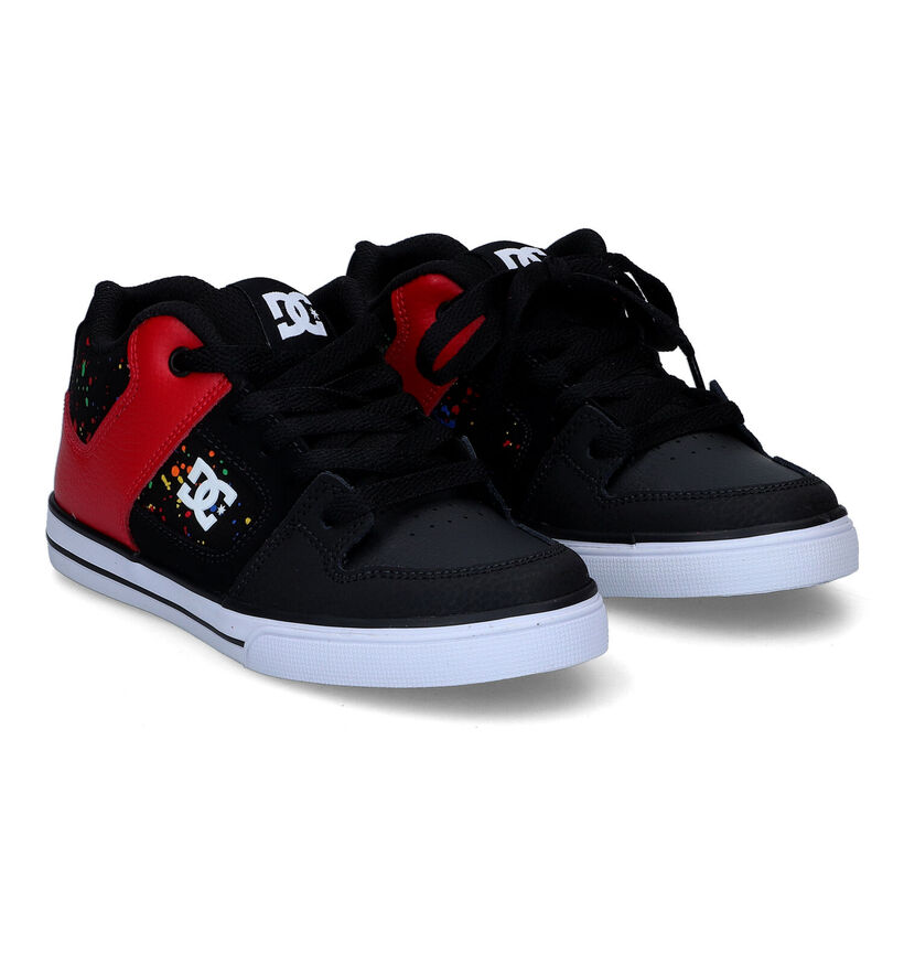 DC Shoes Pure Mid Zwarte Sneakers voor jongens (312244)