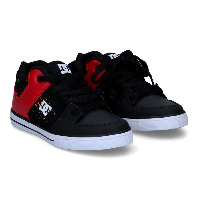 DC Shoes Pure Mid Baskets en Noir pour garçons (312244)